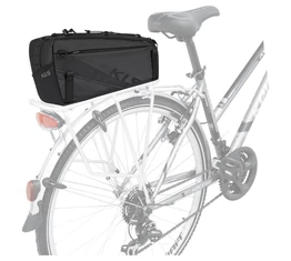 Kellys Space 10 Lightning táska csomagtartóra 10L kapacitás, beépített világítás, fekete