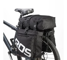 Roswheel B-Race túratáska csomagtartóra 3 részes, 35L kapacitás, fekete "3 in 1 concept"