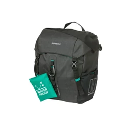 Basil Discovery 365D Single táska csomagtartóra 1 részes sötétszürke gyorszáras M-es