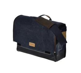 Basil Urban Fold táska csomagtartóra 20L, laptoptartóval, farmerkék