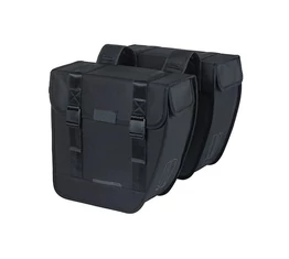 Basil Tour táska csomagtartóra 26L kapacitás, 2 részes, pántos, fekete