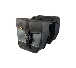 KTM Line Carrier Bag táska csomagtartóra 2 részes, 18L kapacitás, gyorsrögzítő, Snap-it, fek/szürke