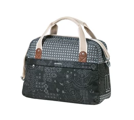 Basil Boheme Carry All táska csomagtartóra vagy kormányra 18L kapacitás, charcoal fekete