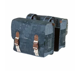 Basil Boheme Double 2 részes táska csomagtartóra 35L kapacitás, indigó színű