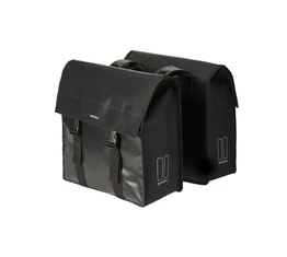 Basil Urban Load Double 2 részes táska csomagtartóra 48-53L kapacitás, pántos rögzítés, fekete színű