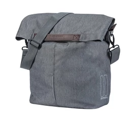 Basil City Shopper csomagtartóra szerelhető táska 1 részes 16l, akasztható-biztosítható, szürke