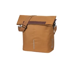 Basil City Shopper csomagtartóra szerelhető táska 1 részes 16l, akasztható-biztosítható, barna