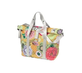 Basil BLoom Field Handbag táska csomagtartóra vagy kormányra 8-11L kapacitás sárga-virágos színű