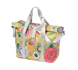 Basil Bloom Field Handbag táska csomagtartóra 8-11L, sárga/virágos