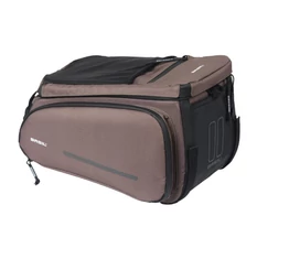 Basil Move Trunkbag táska csomagtartóra vízlepergető 10-26 liter kapacitás Universal Bridge System barna