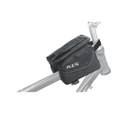 Kellys Alpha váztáska kormány mögé a felsőcsőre. Tépőzáras rögzítés  telefontartóval.