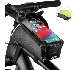 RockBros telefontáska felsőcsőre, tépőzáras, 6,5" fekete