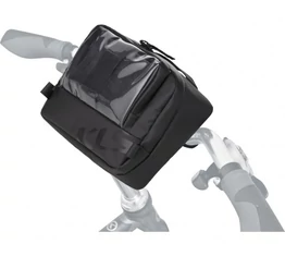 Kellys KLS Giron kormánytáska két rekesz, fekete