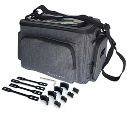 Velotech QR kormánytáska gyorsrögzítő adapteres 9l-es, fekete