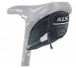 KELLYS CHALLENGER T-system nyeregtáska, adapteres, fekete, L