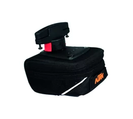 KTM Europa táska nyereg alá Klikcfix felfogatás, fekete, S-es, 0,5l