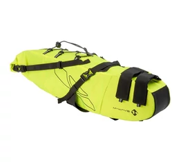 M-Wave Explorer Bike Packing nyereg táska 11 literes MTB, gravel kerékpárokra neon