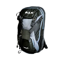 Kellys Lane kerékpáros hátizsák 16L-es, italtartó zsák nélkül, esővédő huzat, protektor, bukó tartó, fekete