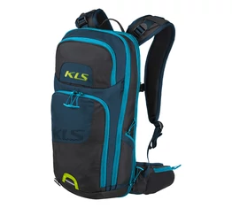 Kellys Switch hátizsák, (italtartó nem tartozék), Protektor lezipzározható, 18 Liter, fekete/kék