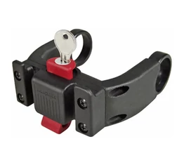 Klickfix zárható kosár és táskatartó adapter kormányra 22-31,8 mm átmérőig 7kg terhelhetőséggel