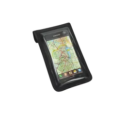 KTM Phonebag mobiltelefontartó táska kormányra, KlickFix adapter + Quad adapter, fekete, 9x16cm