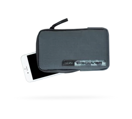 Pro Discover mobiltelefon tartó táska gravel vízálló szürke