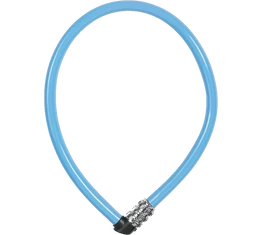 Abus Kisd számzáras sodrony zár 1100/55mm világoskék