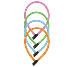 Zár Sodrony Abus Kids 3406K/55cm kulcsos zöld