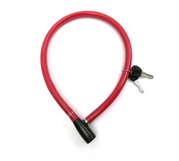 Zár Sodrony Abus Kids 3406K/55cm kulcsos bordó