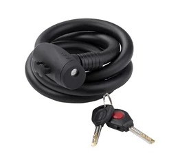 Zár spirál Kellys KLS Hardcoil 15x1200mm LED-es kulcs