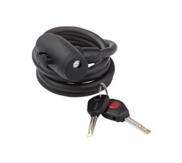 Kellys KLS COIL spirálzár 10x1200mm kerékpárra szerelhető tartóval, LED-es kulccsal