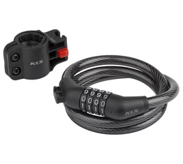 Kellys KLS Encode spirálzár 12x1000mm kerékpárra szerelhető tartóval, számzáras