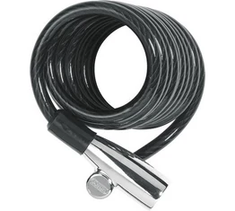 Spirálzár Abus 1950/180 fekete 180cm hosszú