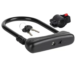 Kellys KLS Alert Plus U lakat 12 mm-es acélból hordozó tartóval 165x245 mm kulcsos zárral