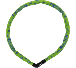 Zár Lánc Abus Steel-O-Chain 4804C/75 lime, egyedileg beállítható számkombinációs