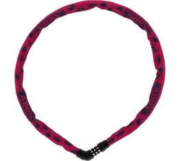Zár Lánc Abus Steel-O-Chain 4804C/75 pink, egyedileg beállítható számkombinációs