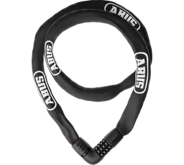 Abus Tresor 6807C/140 láncos kerékpárzár Black színben egyedileg beállítható számkombinációval