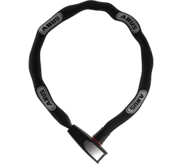 Zár Lánc Abus Shadow Catena 6806K/110cm fekete, tartó nélkül, mindkét oldalán használ.kulcs