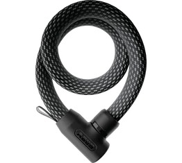 Abus Yarnit 4004K/140 láncos kerékpárzár extra könnyű speciális textíl bevonatú Black színben