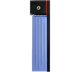 Abus Bordo uGrip 5700/80 összehajtható zár 80cm-es hossz, 5mm-es acéllapok, tartó táskával, kék
