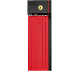 Abus Bordo uGrip 5700/100 összehajtható zár 100cm hosszú 5mm-es acéllapokból piros