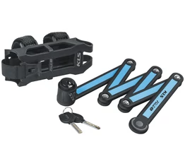Kellys Fold 30 összehajtható lakat, rögzítő adapterrel, kék