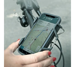 SKS Smartgrab mobiltelefon tartó rozsdamentes anyagból egykezes használattal