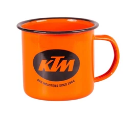 KTM fém bögre 300 ml narancs/fekete dobozban