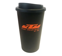 KTM műanyag thermo pohár 300 ml fekete/narancs