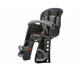 Polisport Bilby Junior gyerekülés első homlokcsőre 9-15kg fekete/szürke