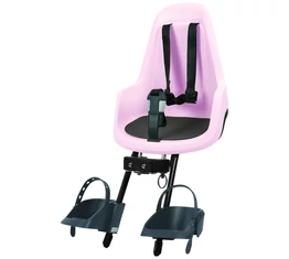 Bobike Go Mini gyerekülés első homlokcsőre 9-15kg-ig, pink