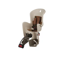 Polisport Bilby Maxi RS gyerekülés hátsó vázra szerelhető, dönthető krém/barna