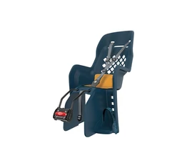 Polisport Joy gyerekülés hátra, vázra szerelhető, farmerkék, sárga párnával