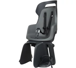 Bobike Go Maxi dönthető hátsó gyerekülés dupla falú konstrukció csomagtartóra szerelhető szürke